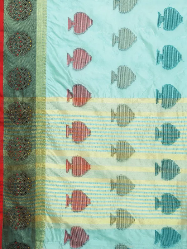 See_Green_Organza_Silk_Saree